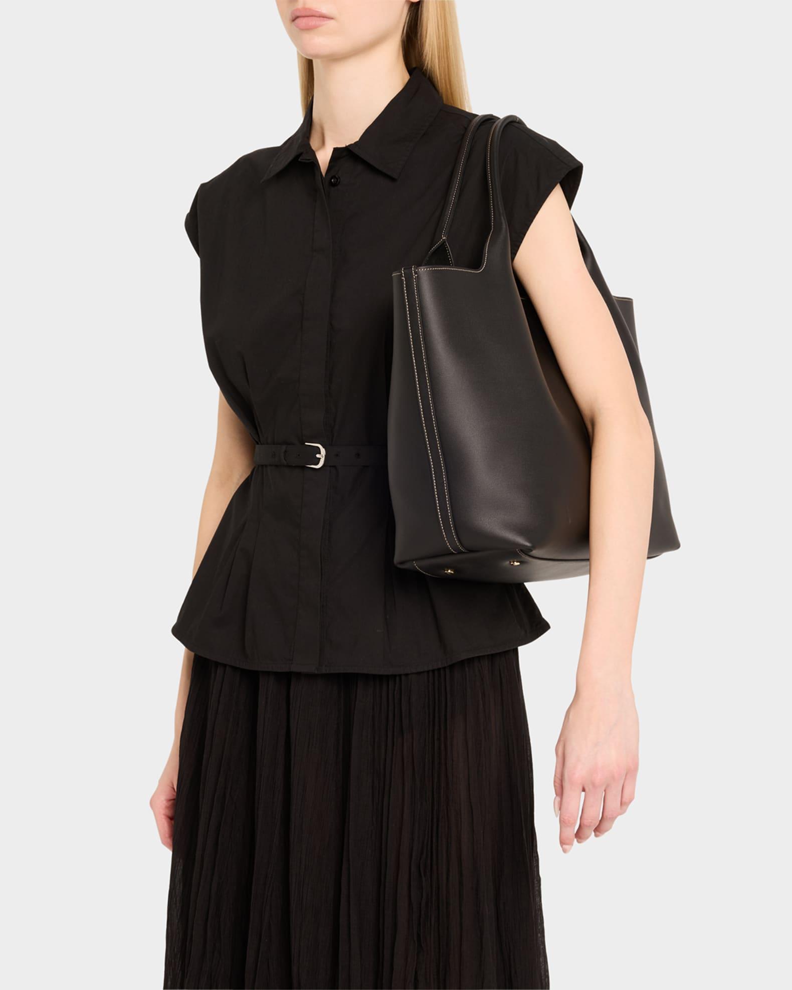 Medium Leather Tote Shopping Bag Product Image