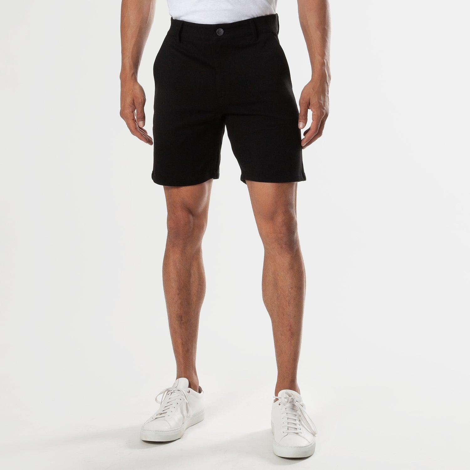 7" Black & Sapphire Comfort Knit Chino Shorts 2-Pack Product Image