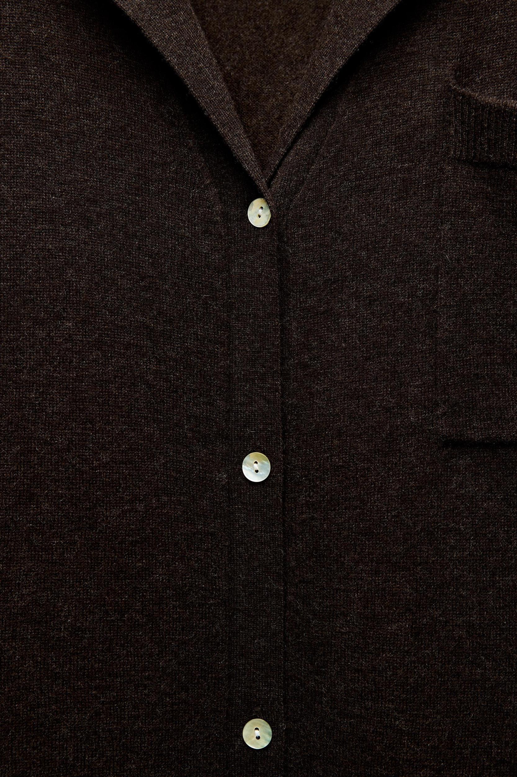 OVERSIZED 100% WOOL CARDIGAN Product Image