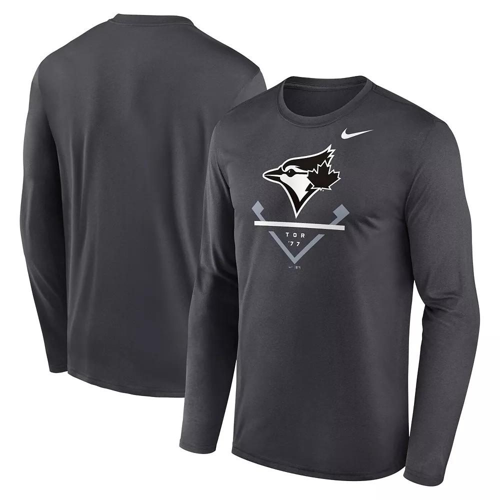 Men's Nike Black Georgia Bulldogs Primetime Alternate Logo Legend Long Sleeve T-Shirt,  Product Image
