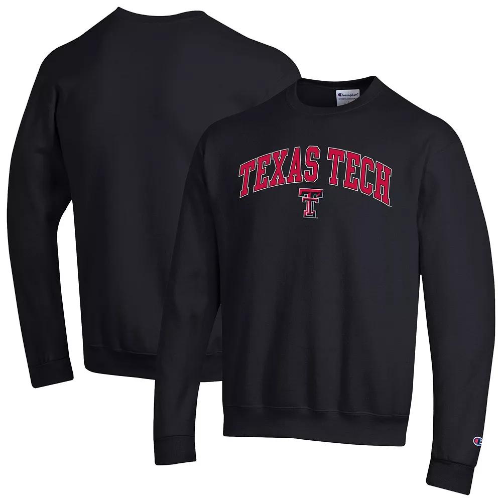 Men's Champion Scarlet Rutgers Scarlet Knights Arch Over Logo Pullover Sweatshirt,  Product Image