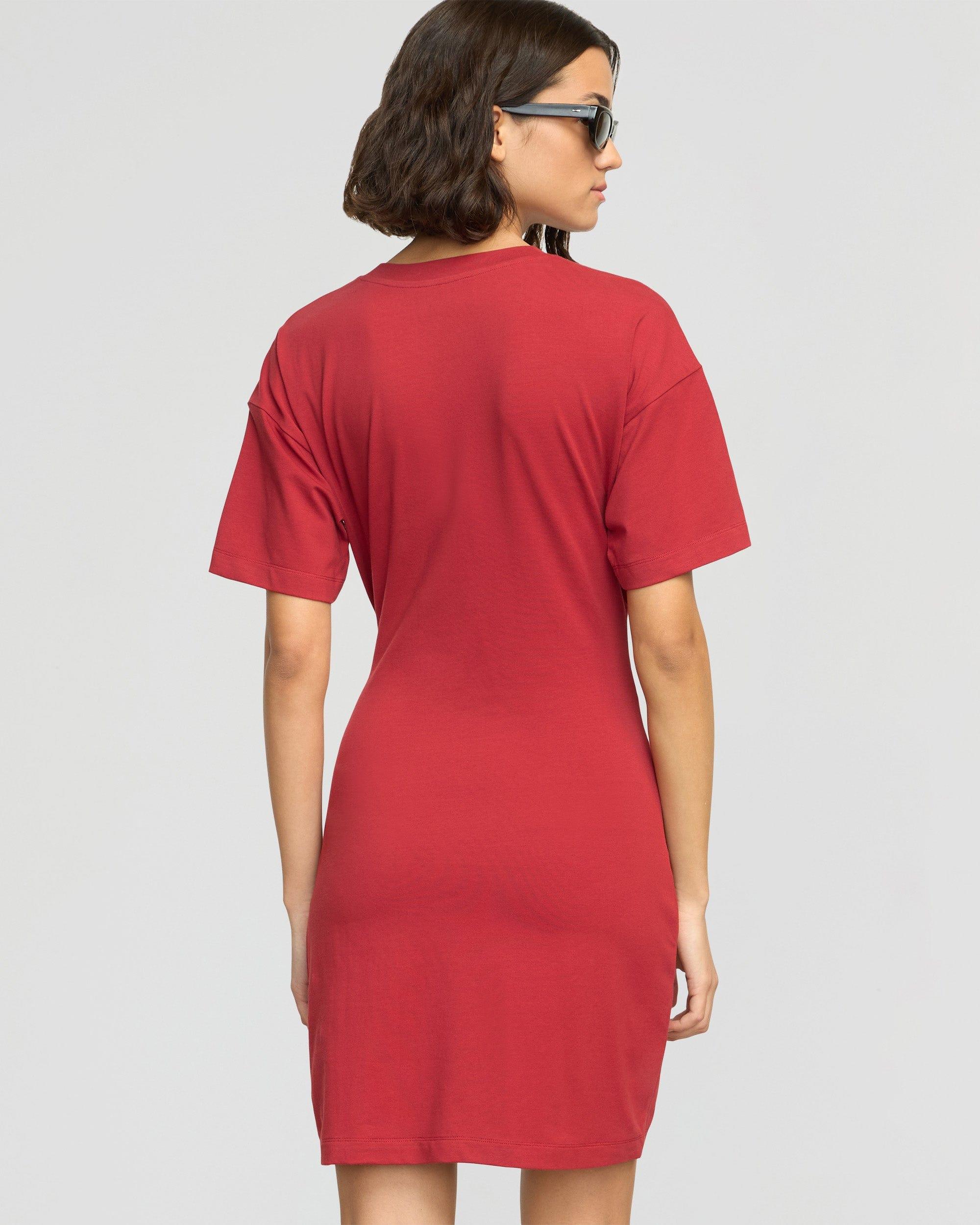 Fallon Organic Cotton T-Shirt Wrap Dress Product Image