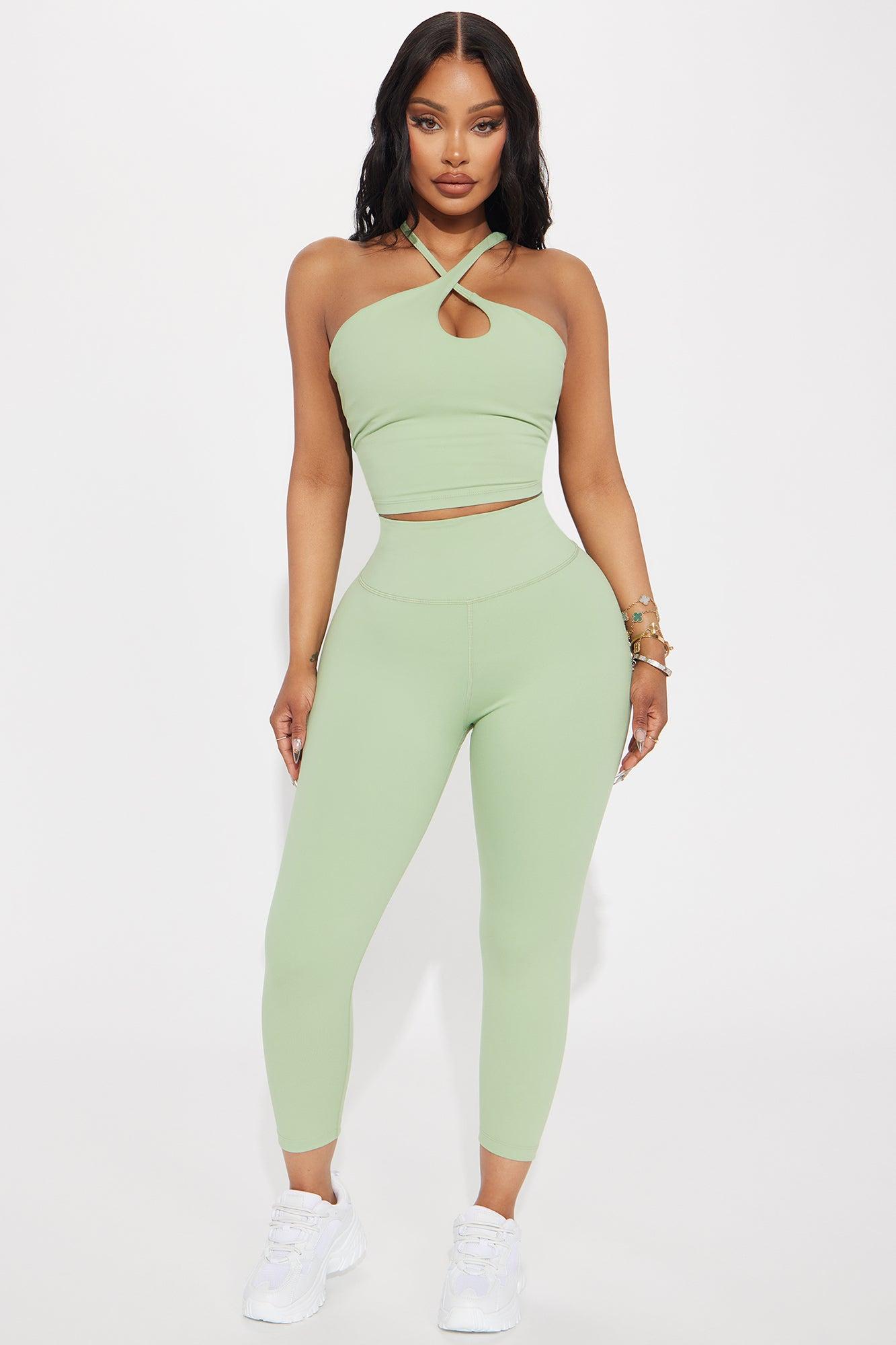 Flexion Super Soft Active Top - Sage Product Image