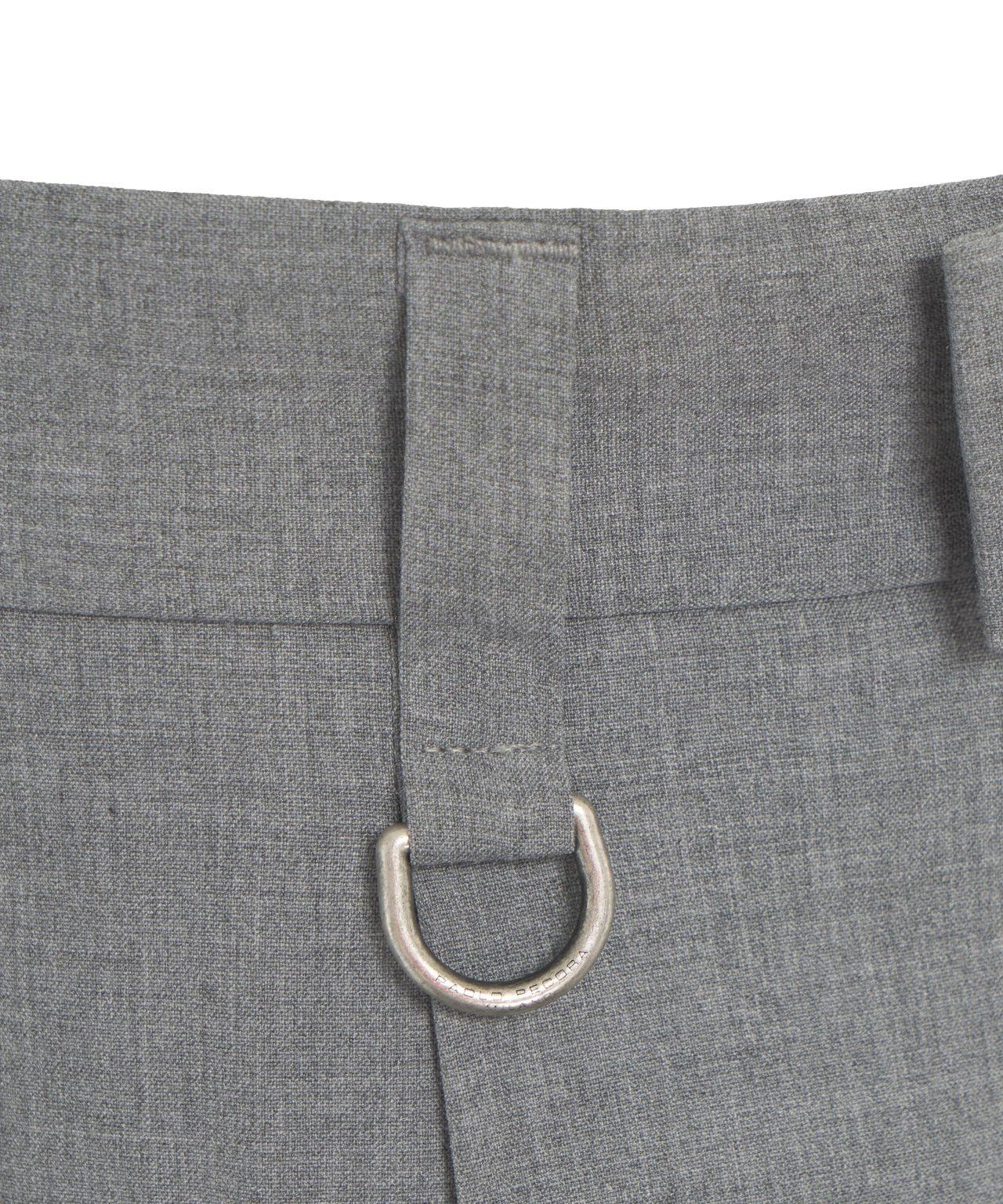 Linen shirt with mandarin collar Product Image