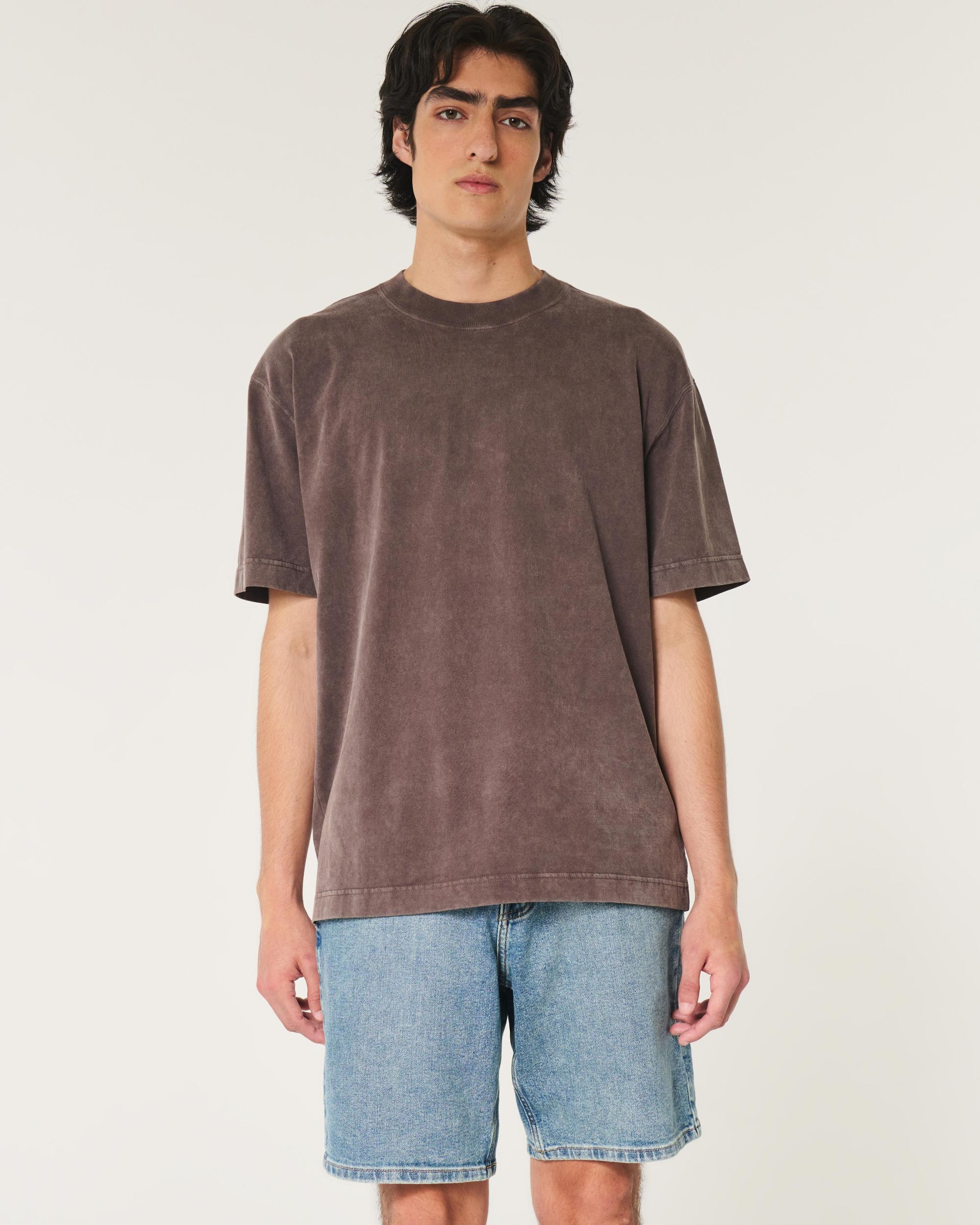 Light Wash Loose Denim Shorts 9" Product Image