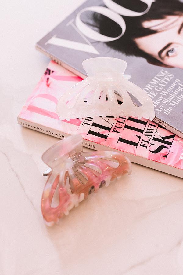 Sort It Out Hair Claw Clip Set In Ivory Product Image