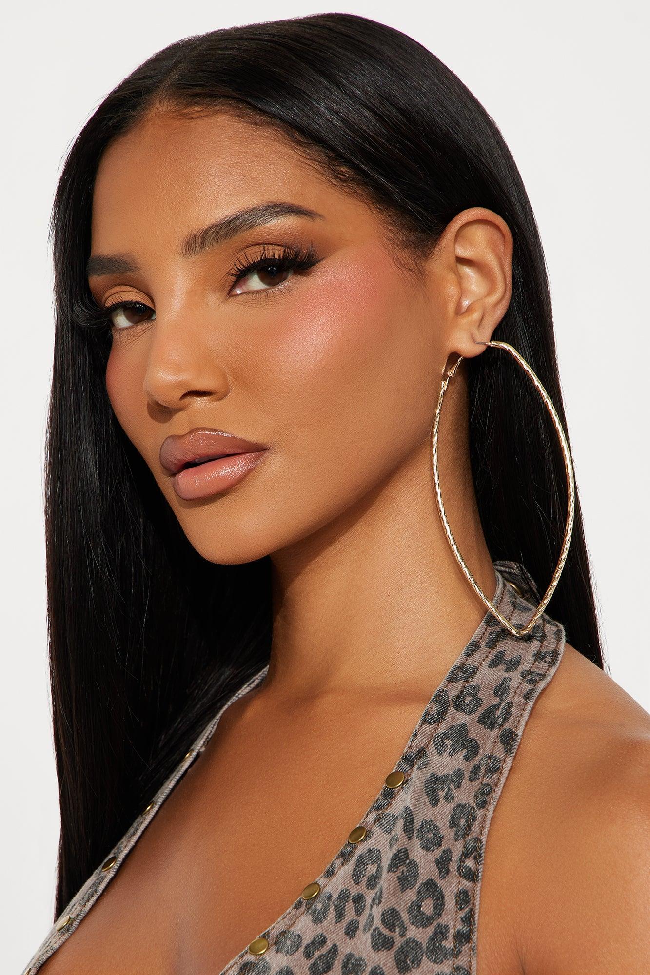 Like A Melony Hoop Earrings - Gold Female Product Image