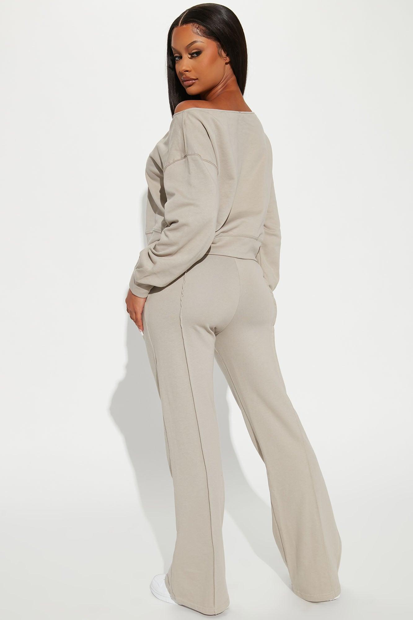 Easy Going Pant Set - Grey Product Image