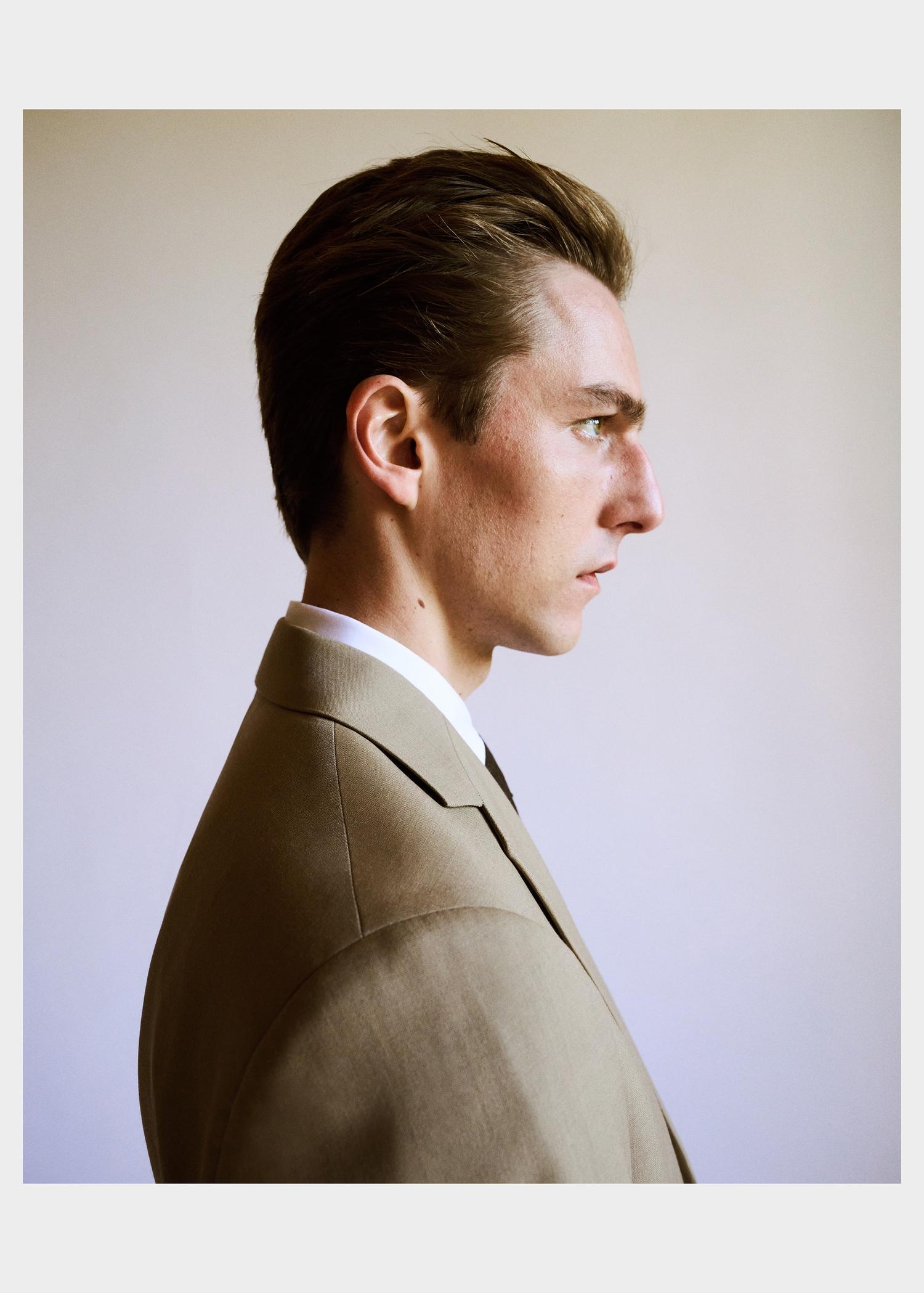 Turin 100% virgin wool suit blazer - Men | MANGO USA Product Image