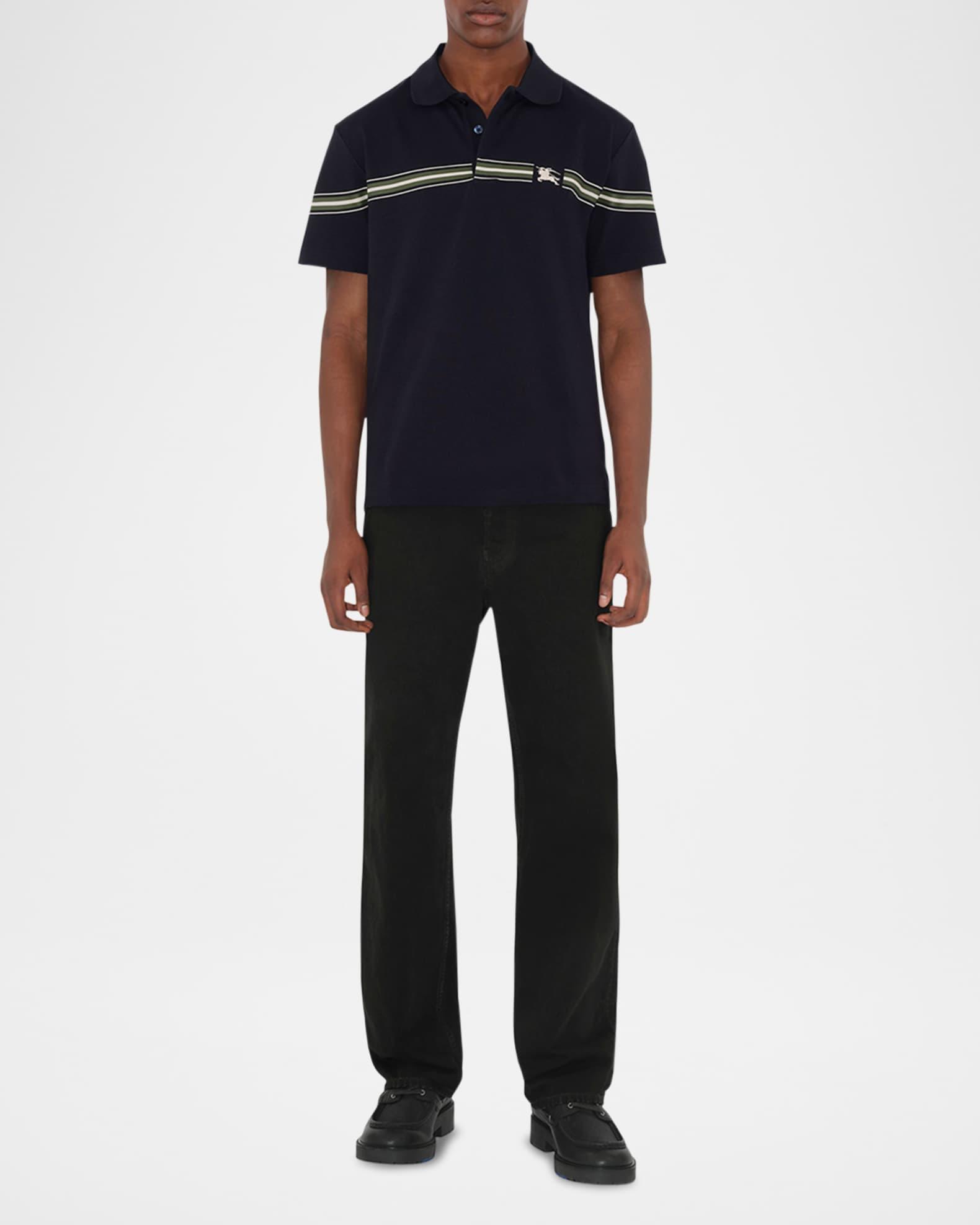 Men's Striped EKD Polo Shirt Product Image