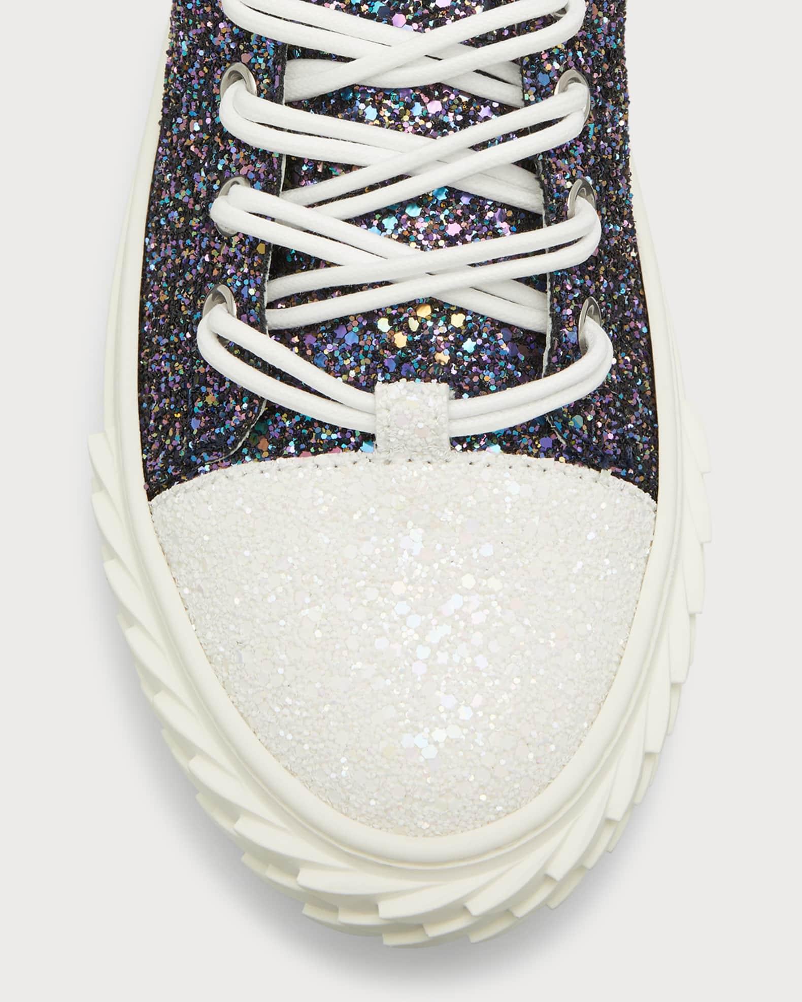 Men's Glitter Low-Top Sneakers Product Image