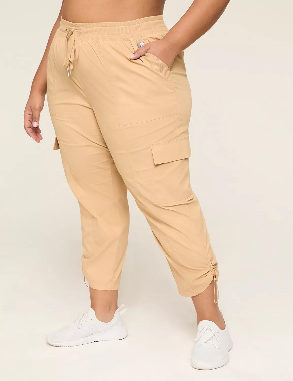 LIVI Woven Crop Bungee-Detail Pant Product Image