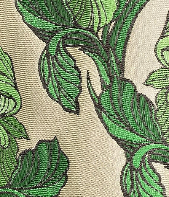 Buru Le V Mod Brocade V-Neckline Bell Sleeve Mini Dress Product Image