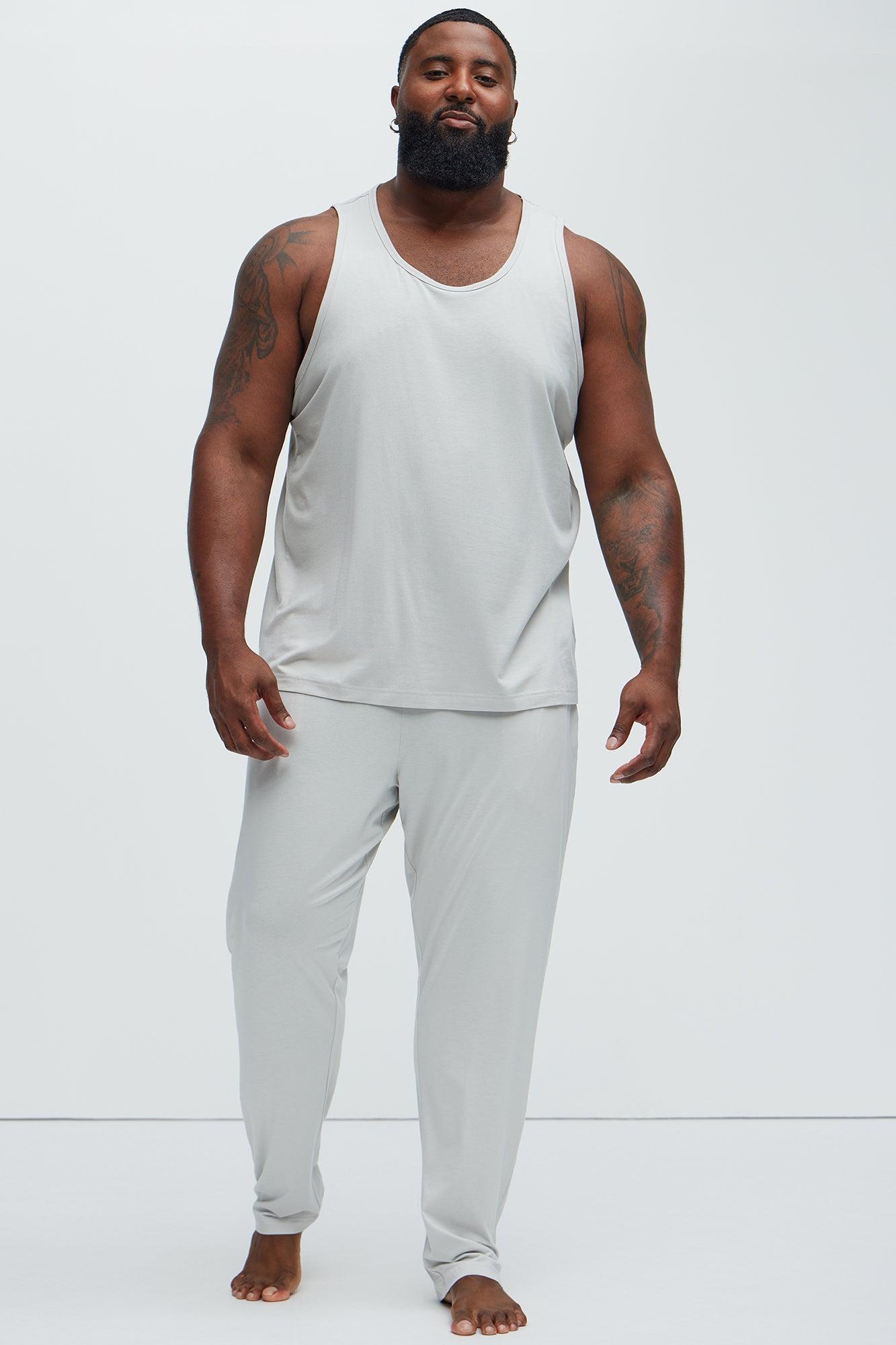 Essential Modal Lounge Tank - Grey Product Image