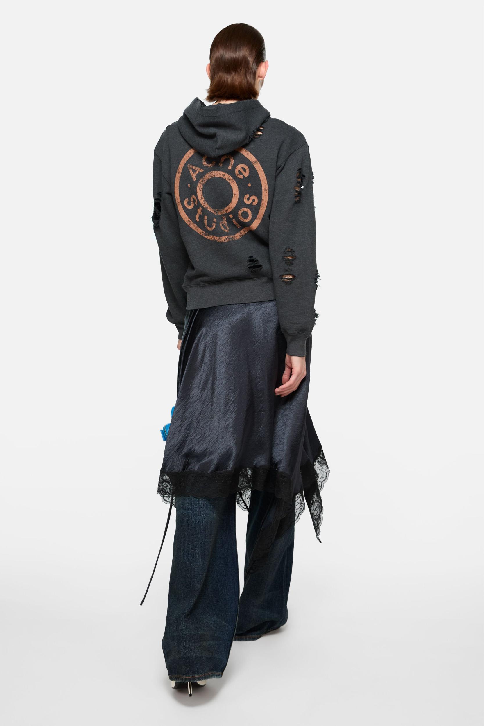 Hooded zipper sweater Product Image