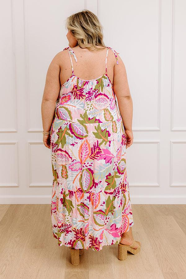 Tropical Dreams Midi Dress Curves Product Image
