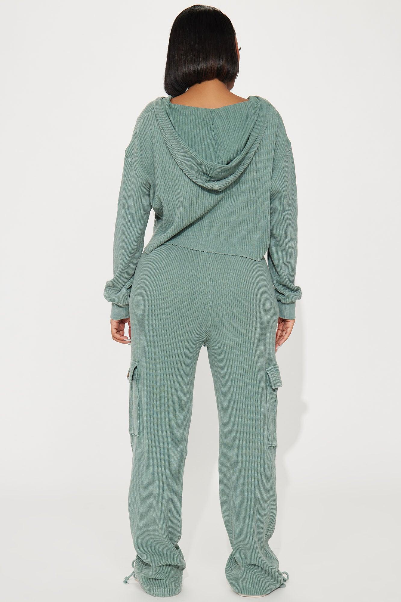 Blair Thermal Pant Set - Green Product Image