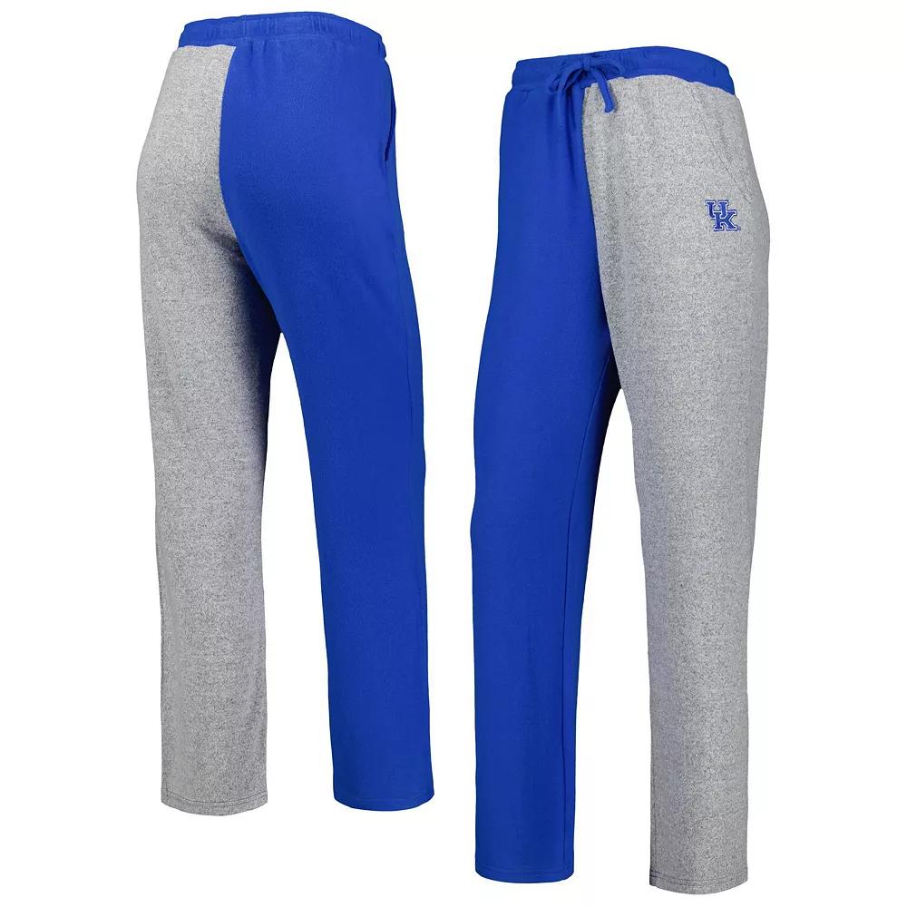 Women's ZooZatz Royal/Gray Kentucky Wildcats Colorblock Cozy Tri-Blend Lounge Pants, Size: XL, Blue Product Image