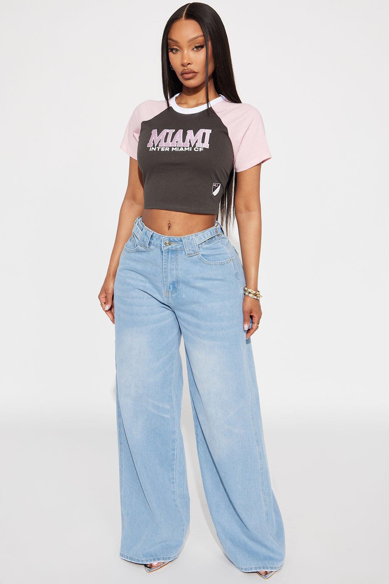 MLS Inter Miami Raglan Tee - Pink/combo Product Image