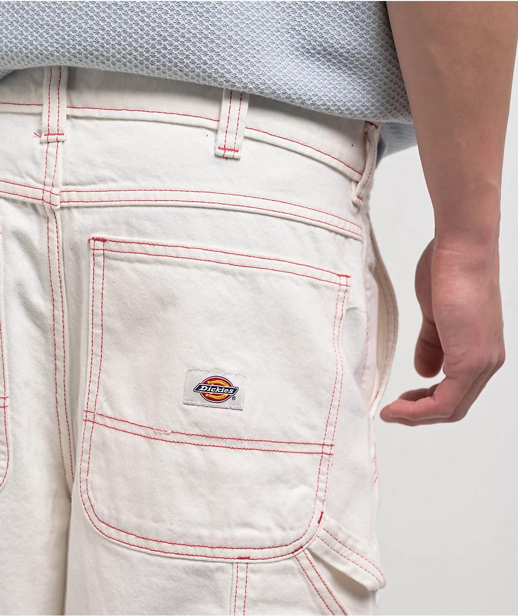 Dickies Contrast White Carpenter Shorts Product Image