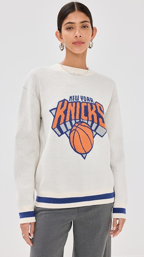 Terez Knicks Knit Crew Neck Sweatshirt | Shopbop Product Image