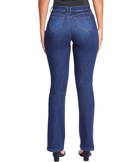 YMI Jeanswear Mid Rise Flared Jeans Product Image
