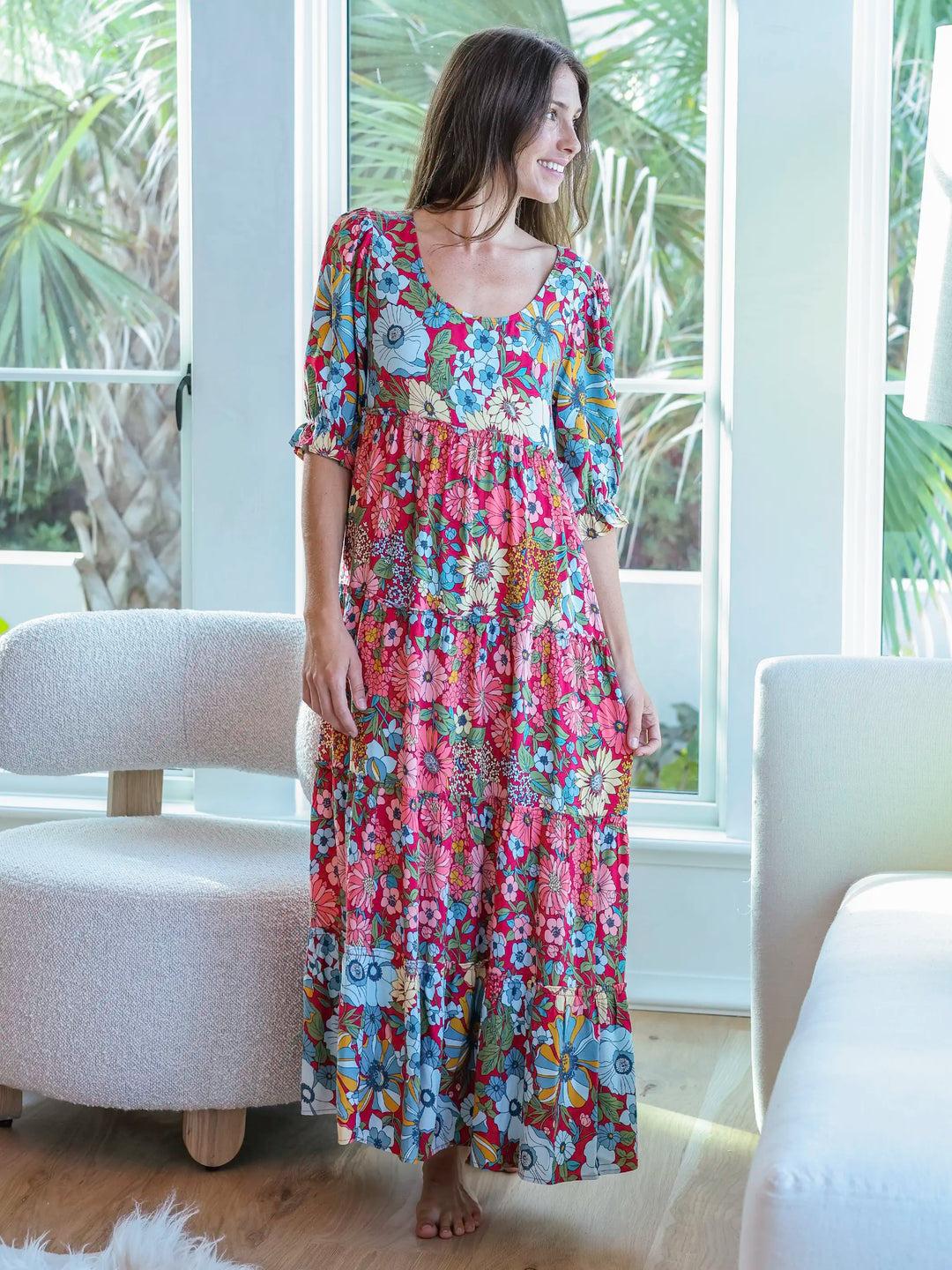 Collette Tiered Maxi Dress Product Image
