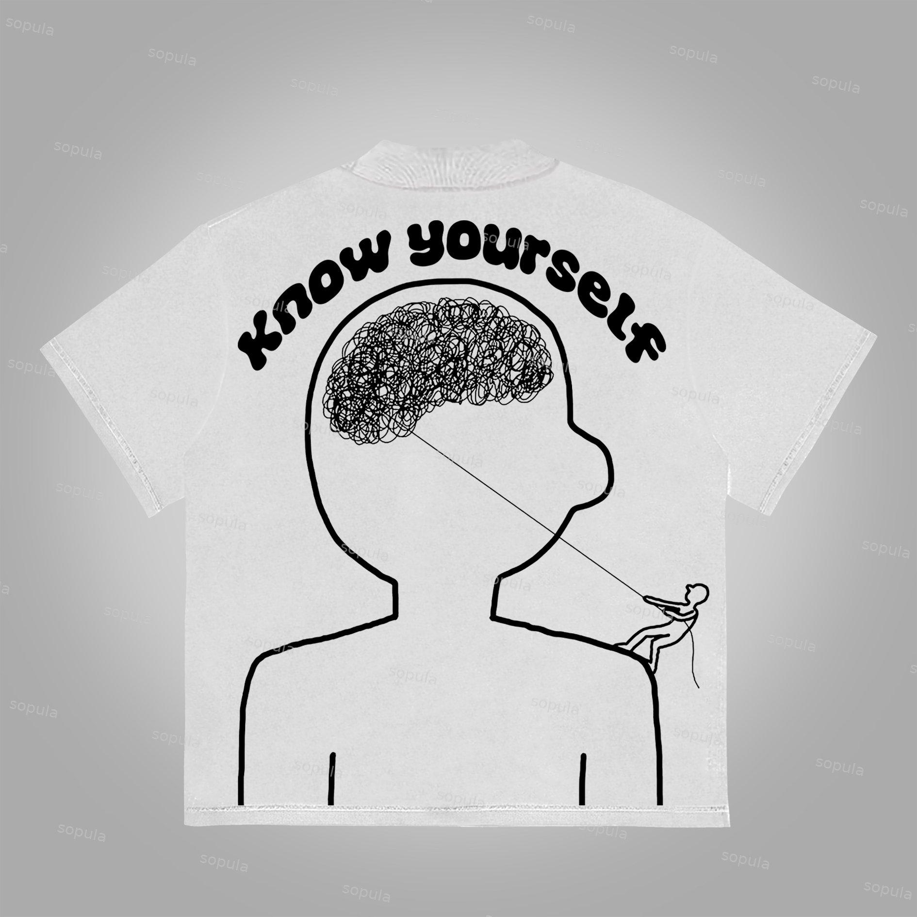 Sopula Vintage Mental Health Matters Graphic Print Cotton T-Shirt Product Image