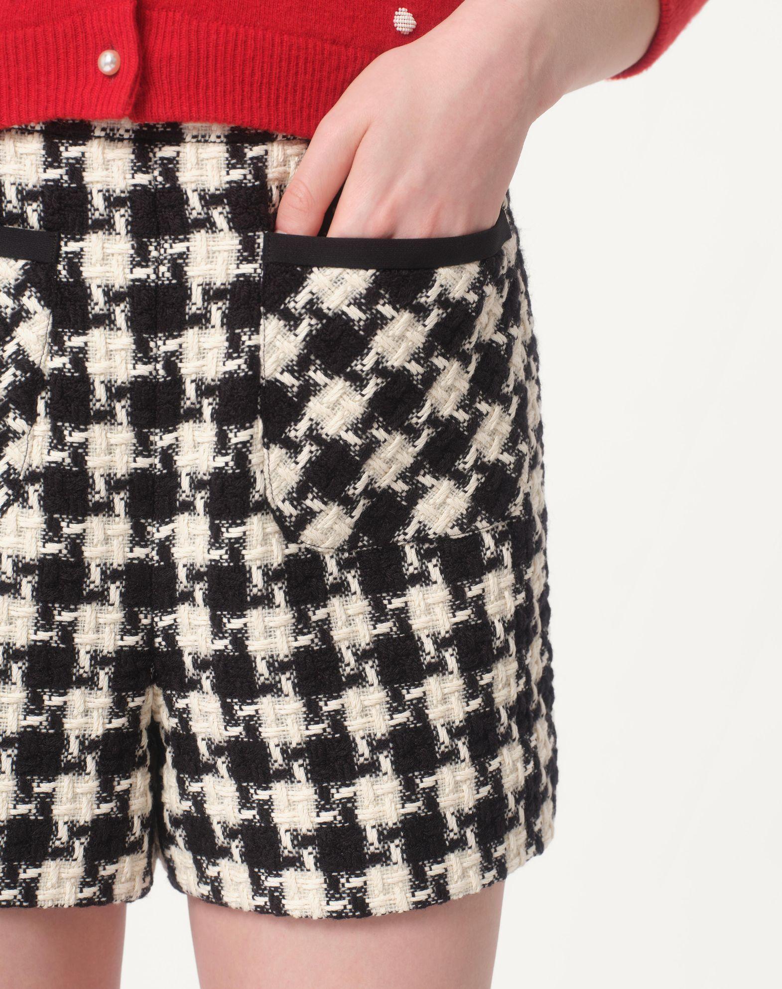 Damier Light Tweed Shorts  Product Image