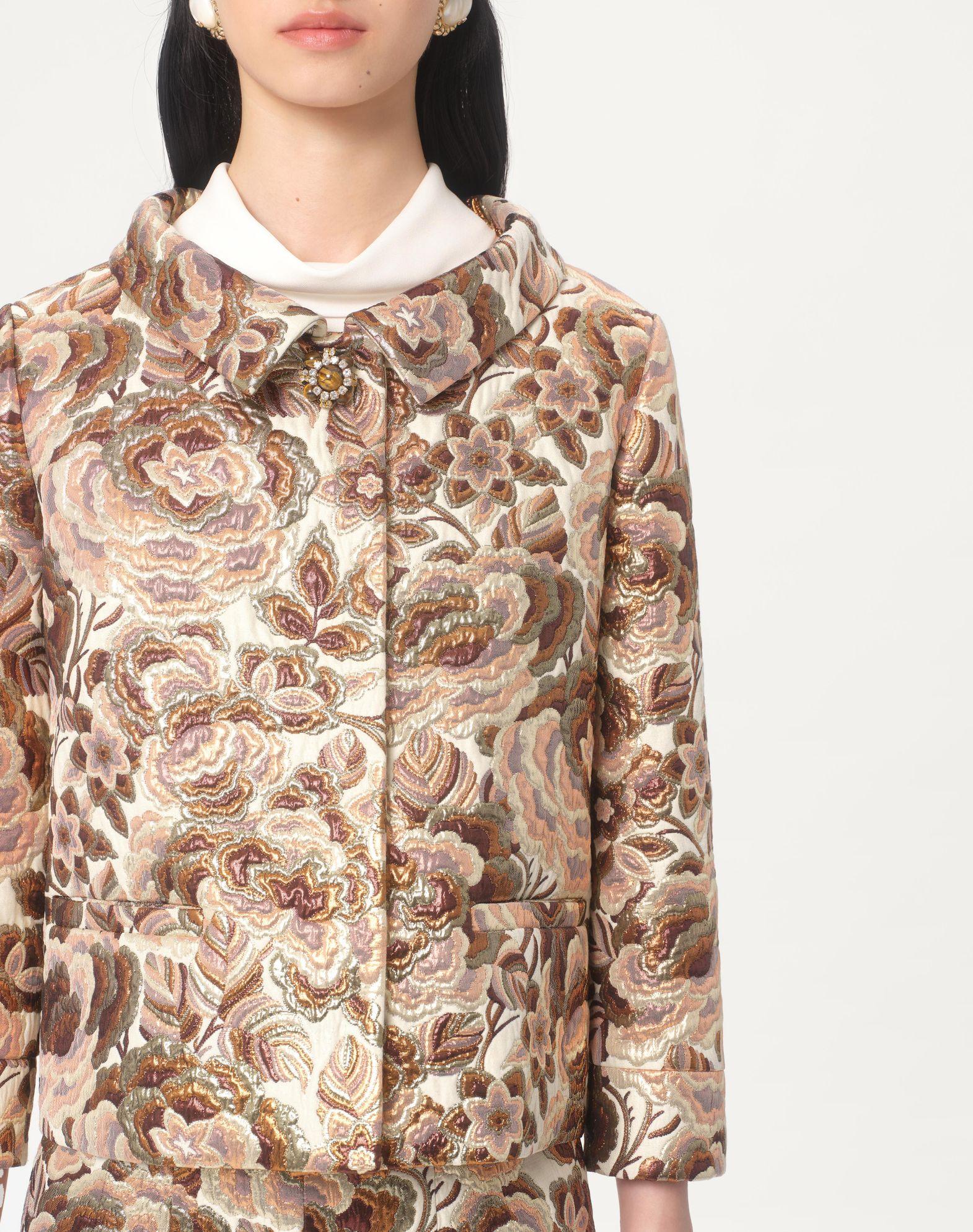 Apres L'Hiver Matelasse' Rose Lurex Jacket  Product Image