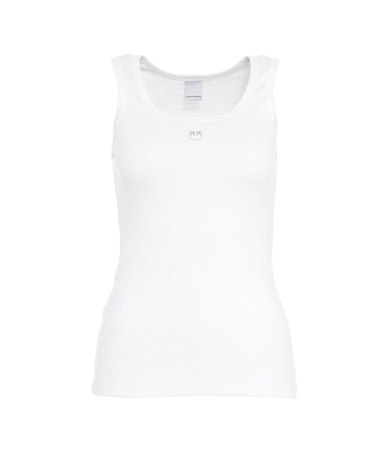 Ribbed top with logo detail Product Image
