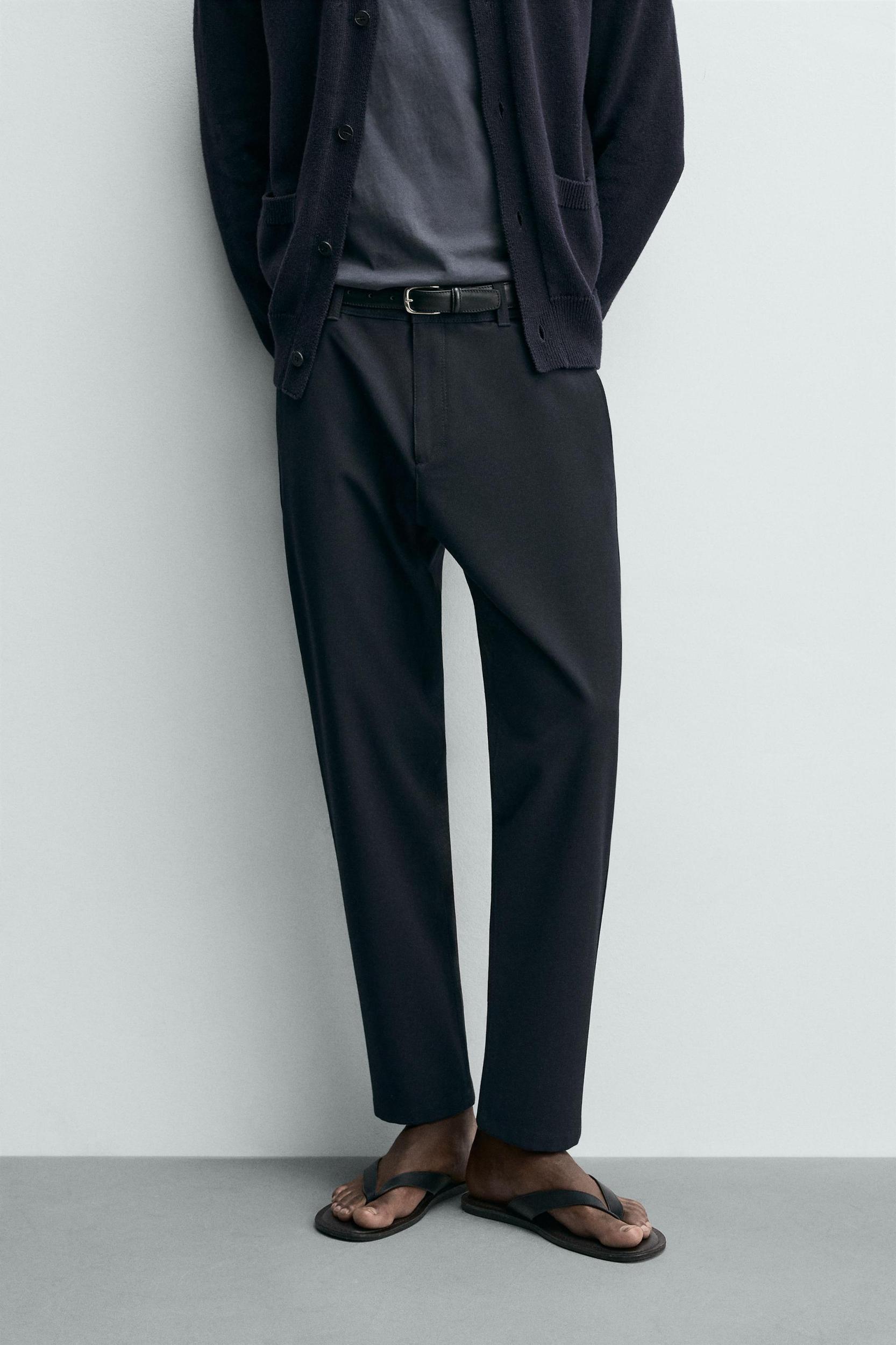 TEXTURED STRETCH CHINO PANTS Product Image