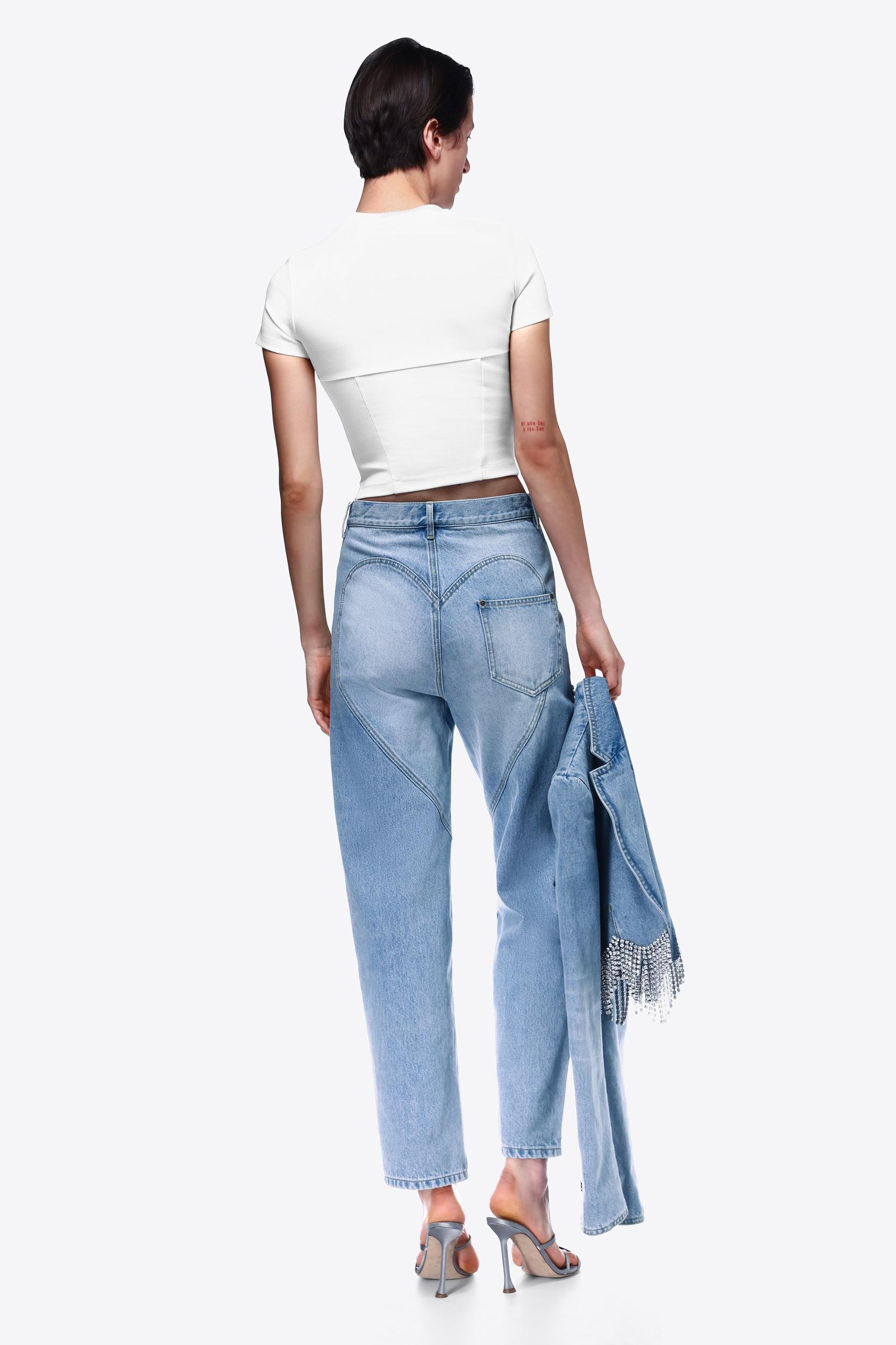 Crystal Slit Jean Product Image