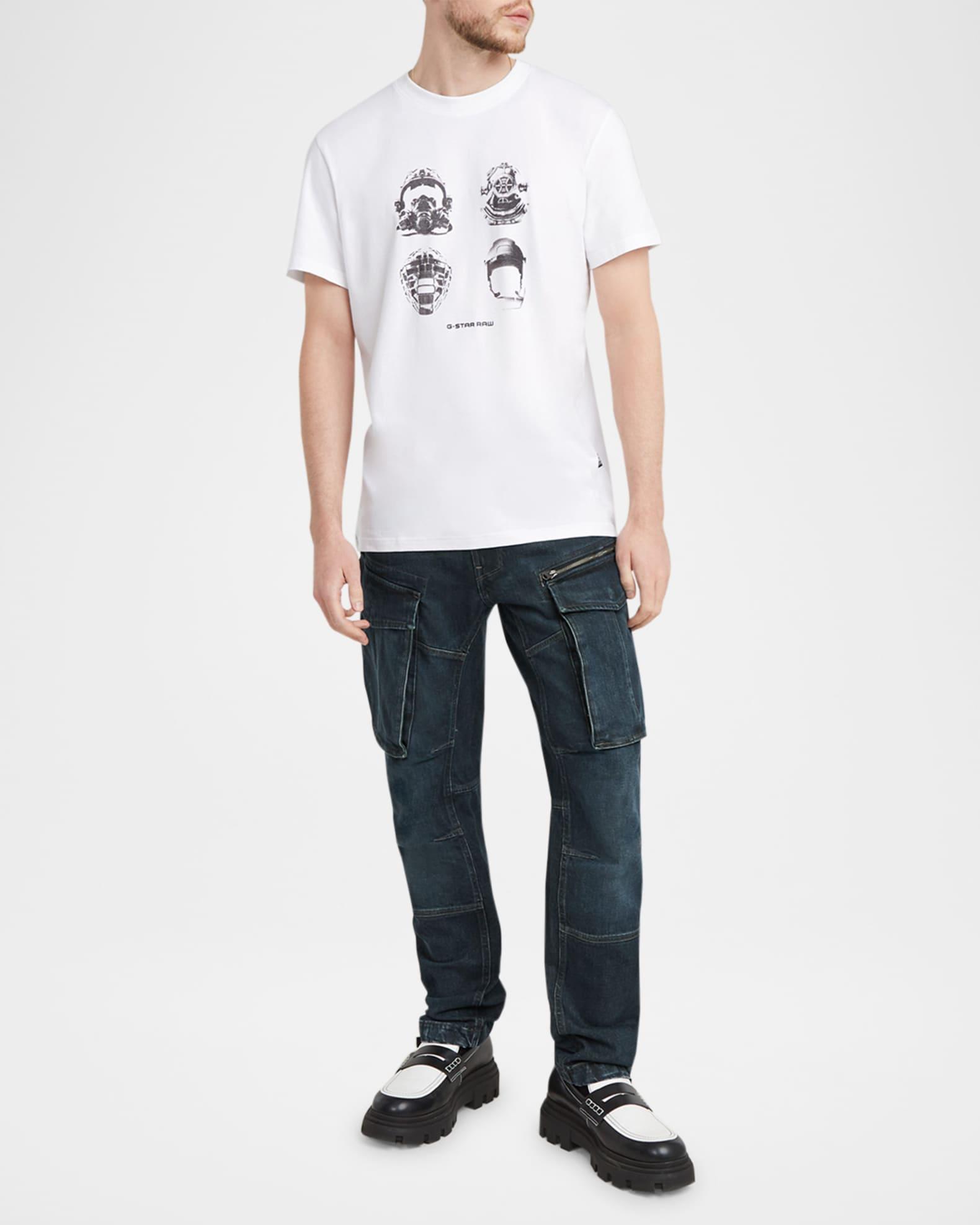 Men's Rovic 3D Regular Tapered Denim Pants Product Image