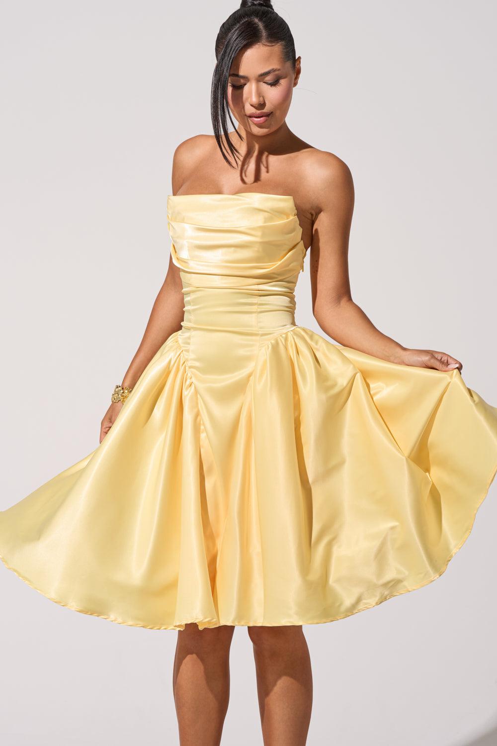 SHE CUTE CORSET MIDI DRESS Product Image
