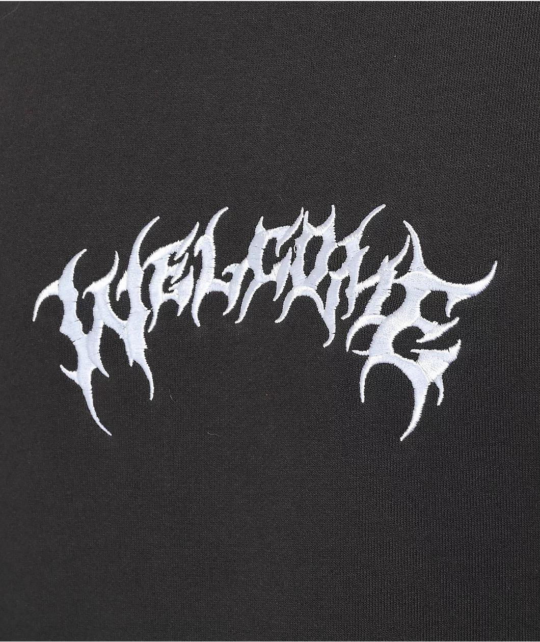 Welcome Barb Black Crewneck Sweatshirt Product Image