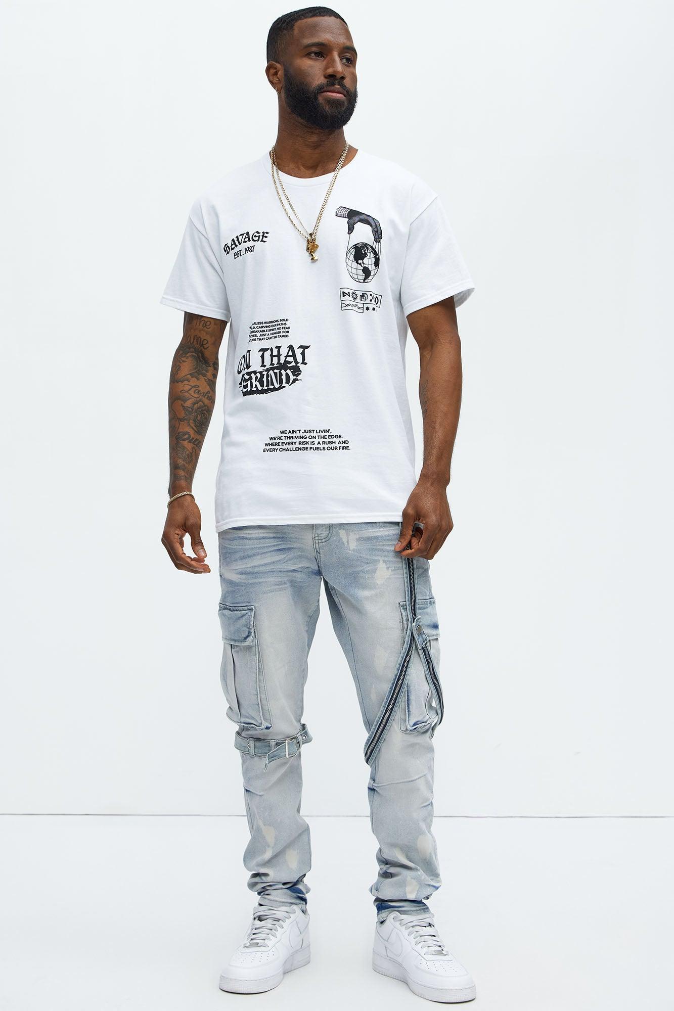 On That Grind Short Sleeve Tee - White Product Image