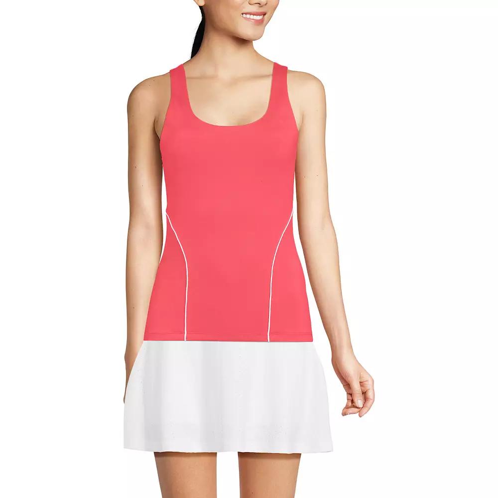 Women's Lands' End High Impact Scoop Neck Active Tank Top,  Product Image