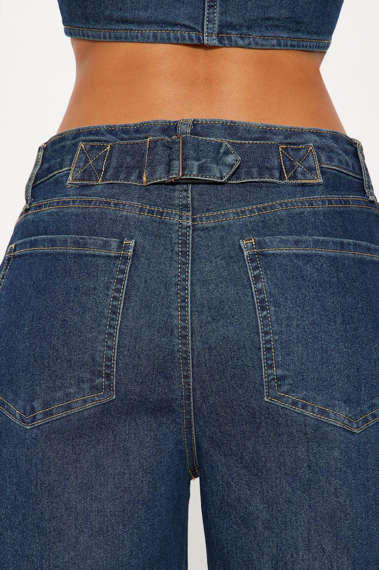 Taylor Barrel Jean Set - Dark Wash Product Image