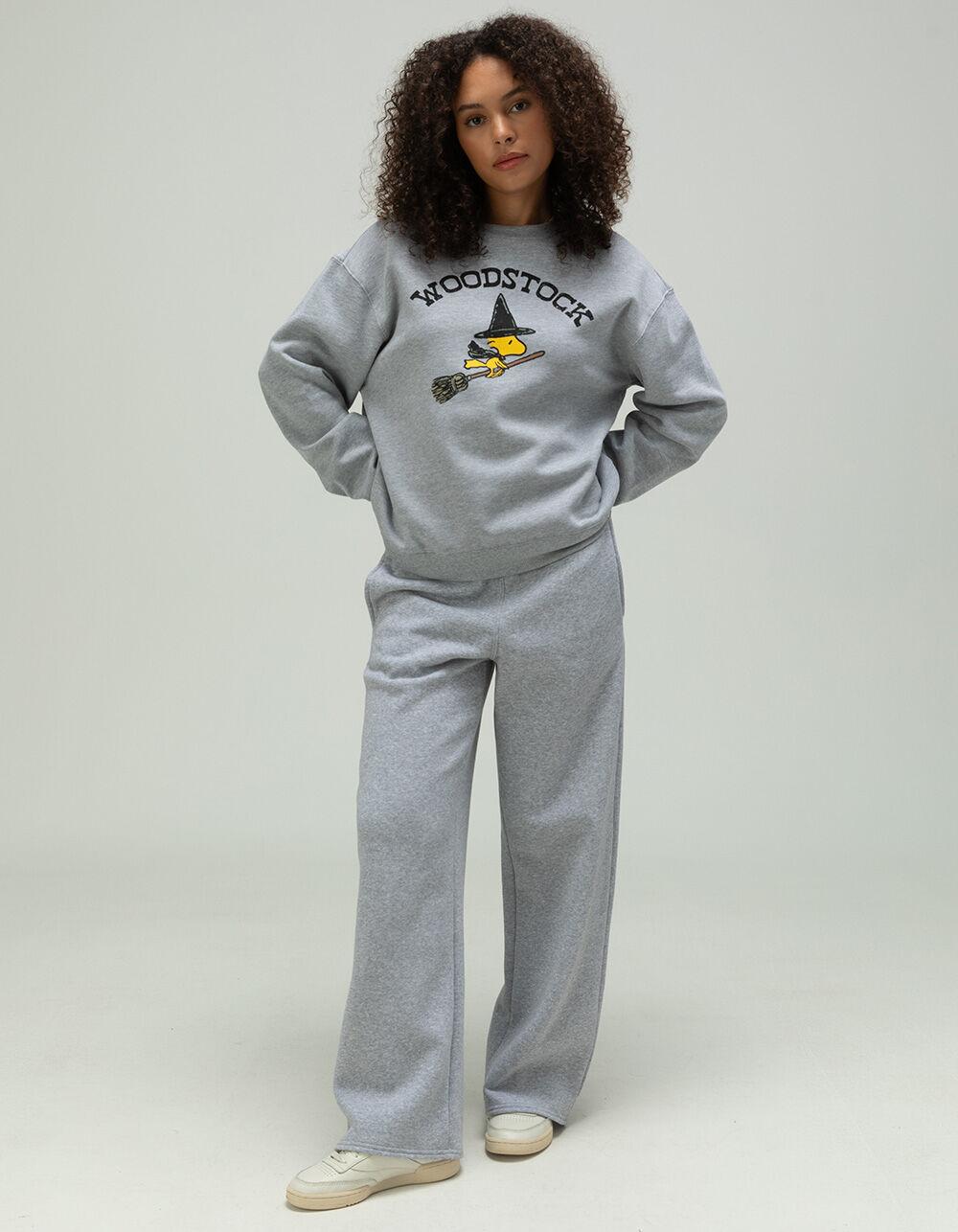 RSQ x Peanuts Womens Woodstock Crewneck Sweatshirt - HEATHER GRAY Product Image