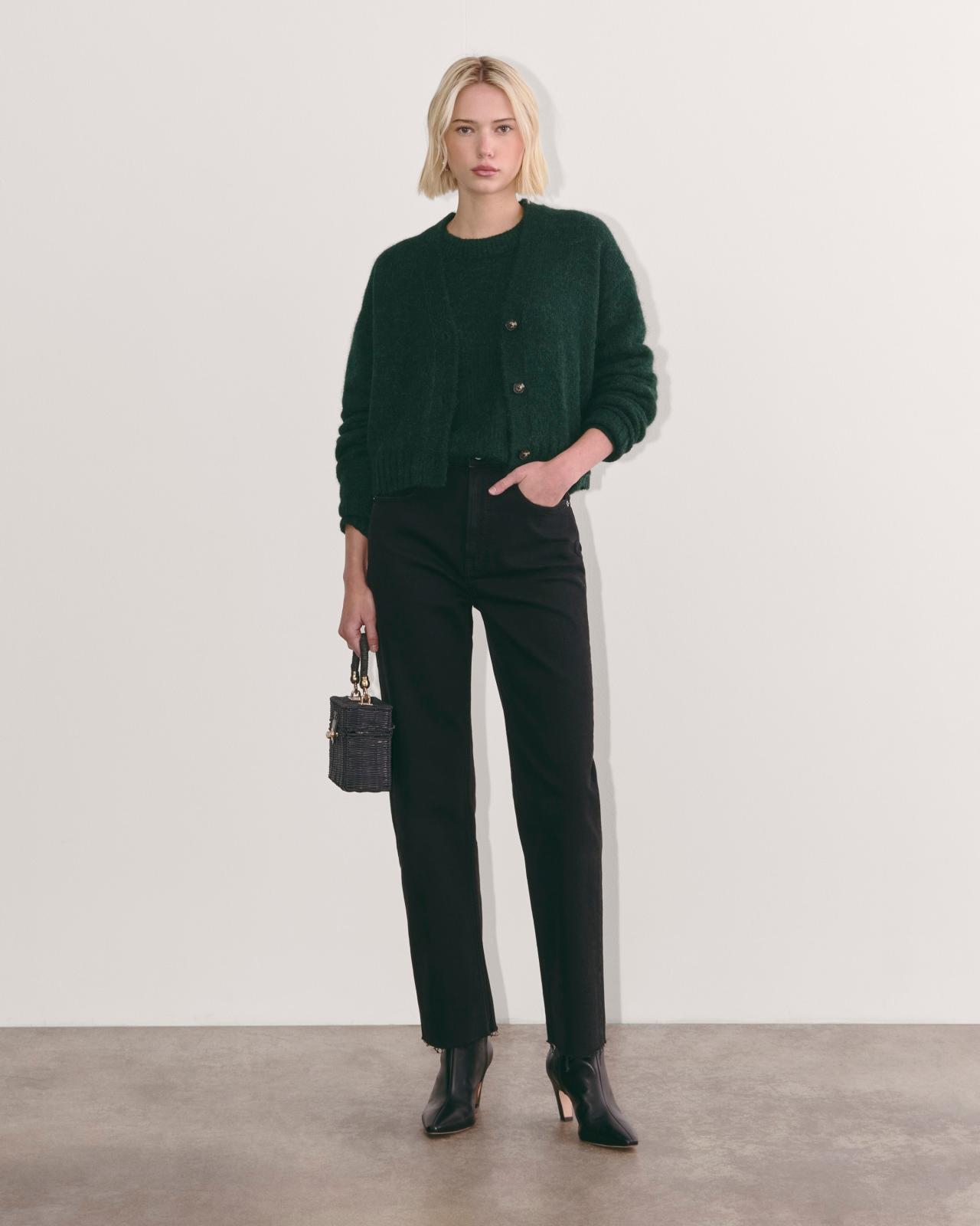 Womens Boxy Cardigan in Alpaca by Everlane Product Image