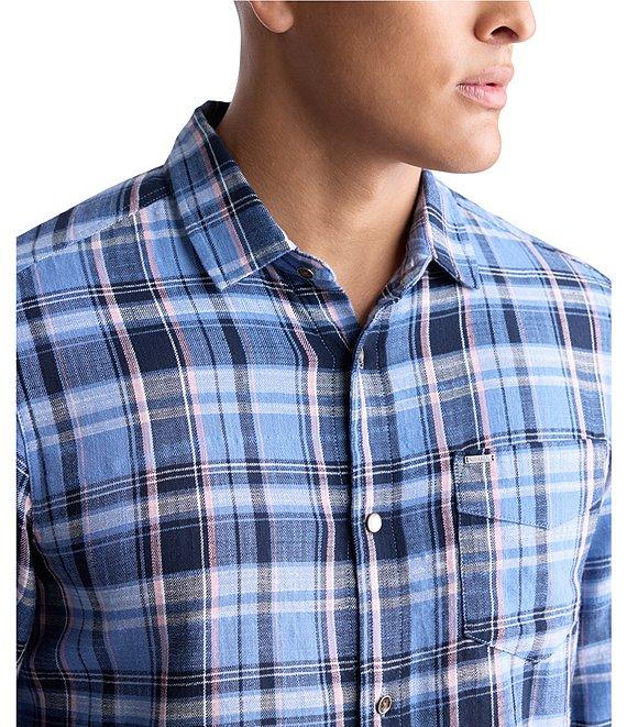 Buffalo David Bitton Long Sleeve Saroz Plaid Woven Shirt Product Image