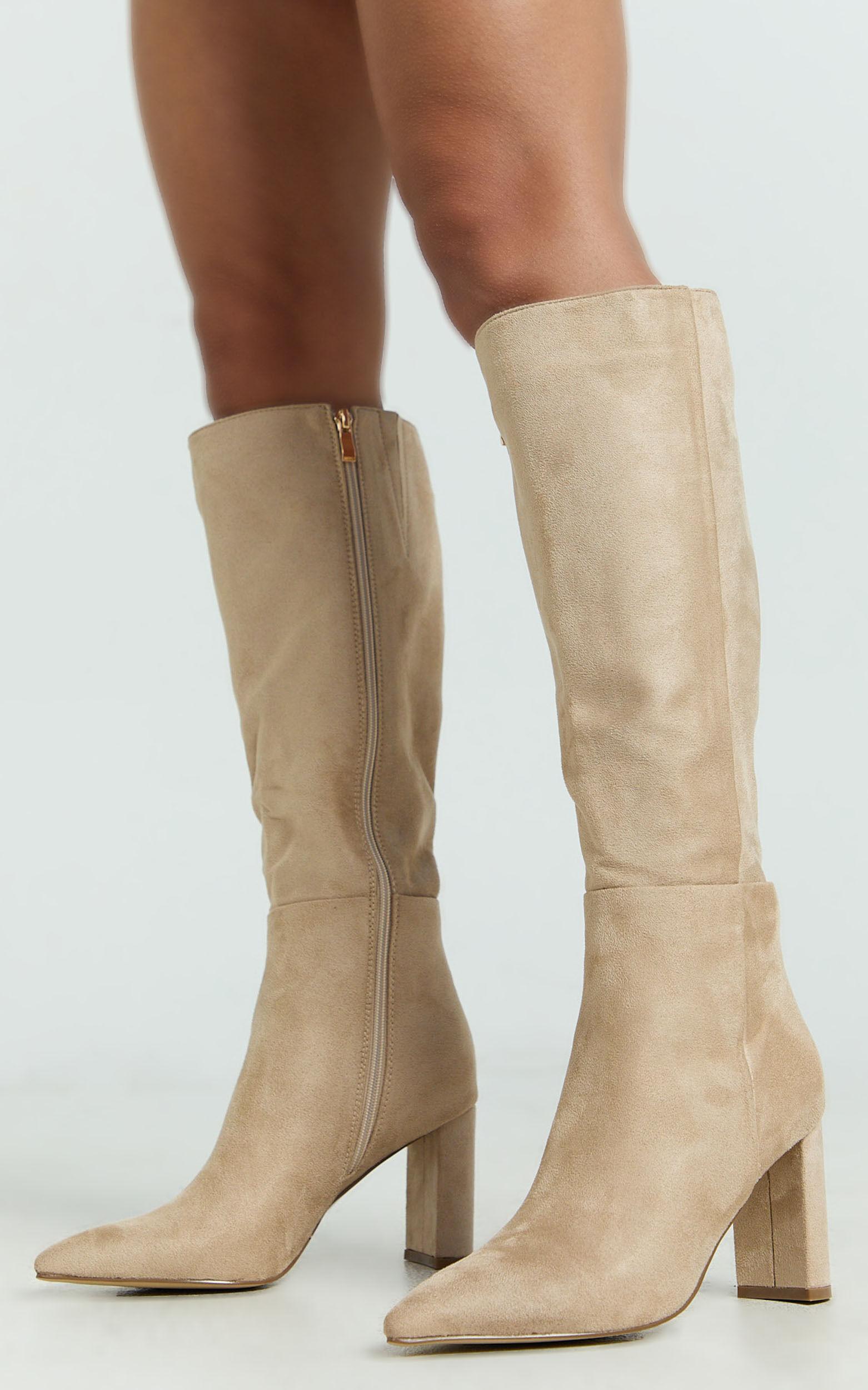Billini - Rosaline Boots in Cashew Suede Product Image