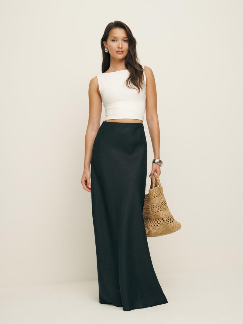 Bella Linen Skirt Product Image