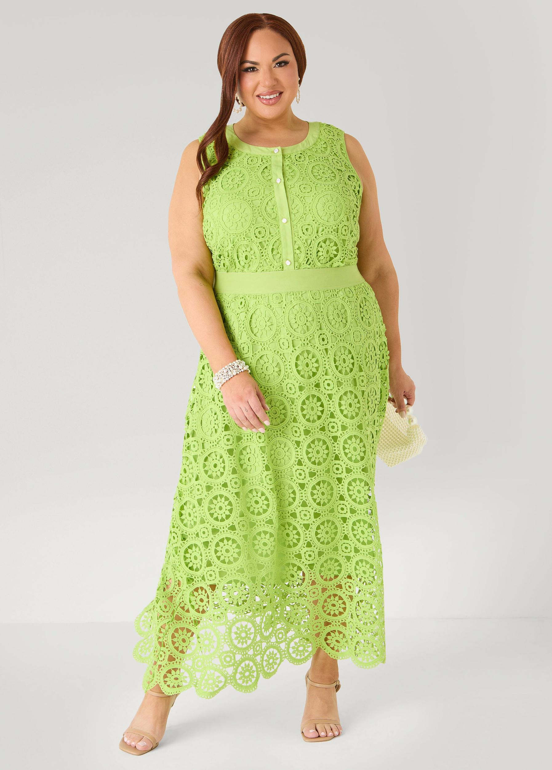 Crochet Button Front Top Product Image
