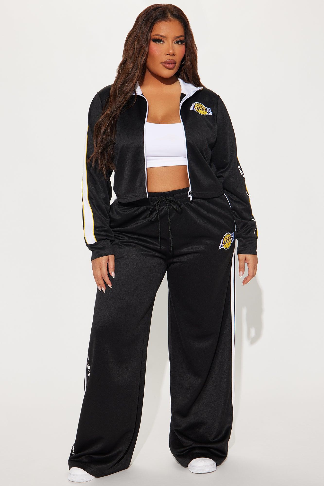 Lakers Halftime Zip Up Jacket - Black Female Product Image