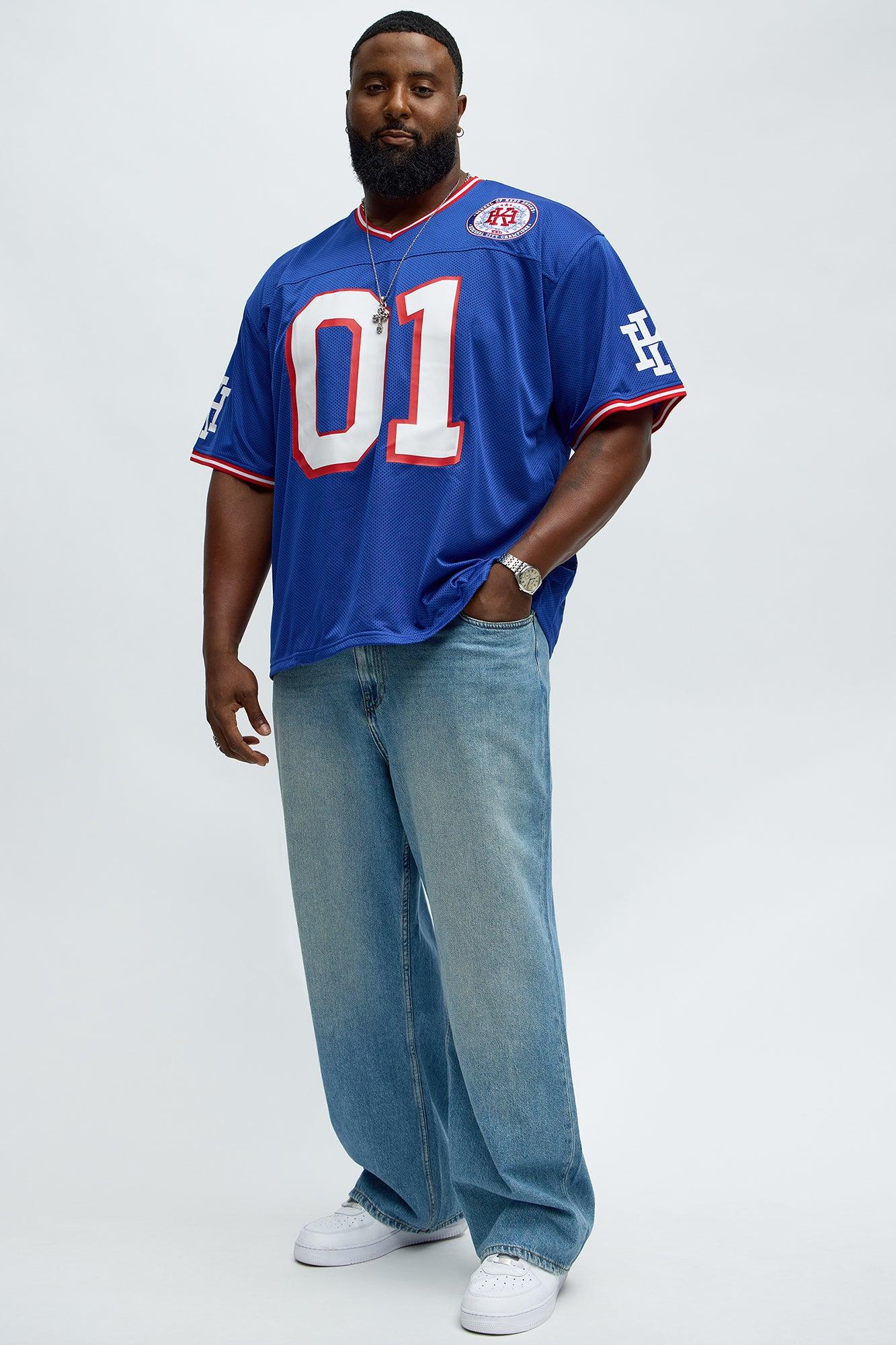 Short Sleeve Grind Academy Jersey - Blue Male Product Image