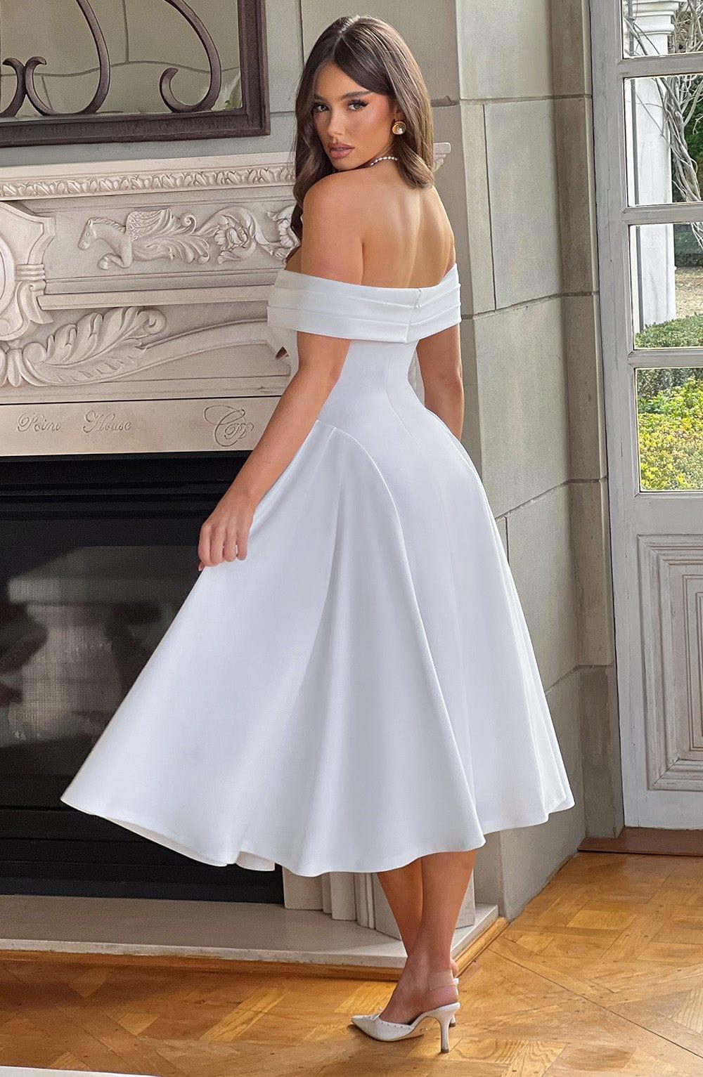 Miranda Midi Dress - Ivory Product Image