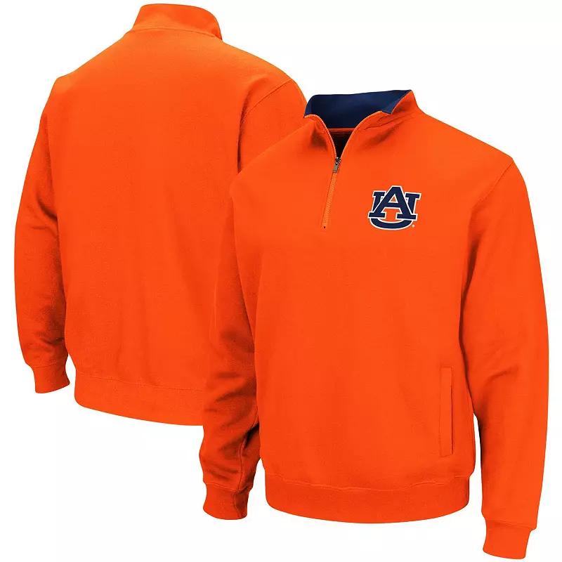 Men's Colosseum Orange Auburn Tigers Tortugas Logo Quarter-Zip Pullover Jacket,  Product Image