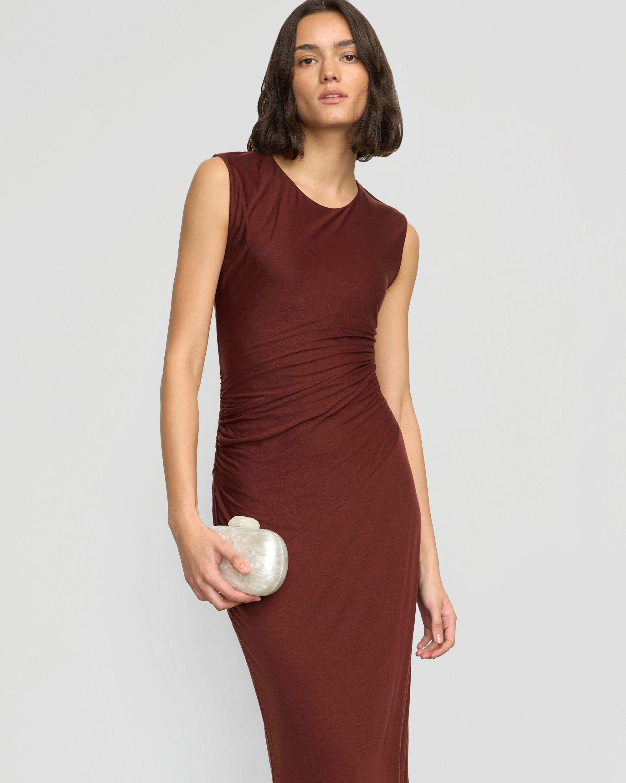 Rowena Twisted Tencel Jersey Dress Product Image